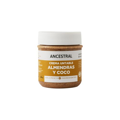 Crema Almendras Y Coco Ancestral 240 Gr