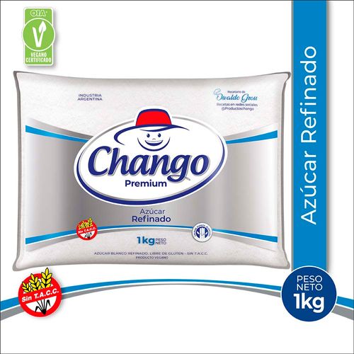 Azúcar Refinado Premium Chango 1 Kg
