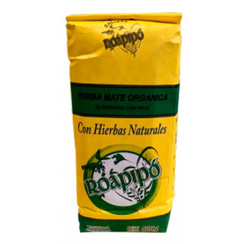 Yerba Mate Orgánica Con Hierbas Roapipo 500 Gr