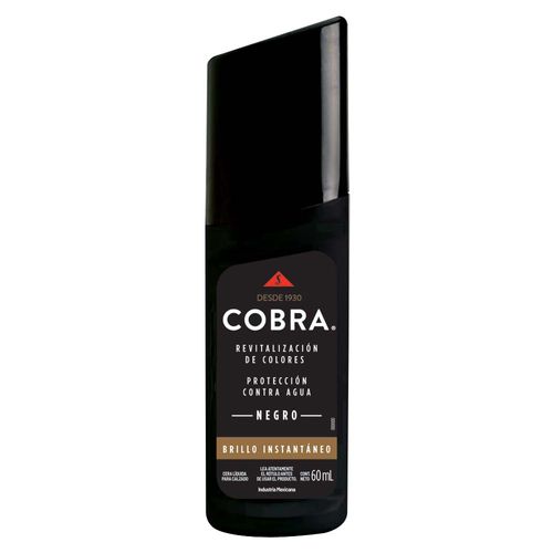 Cobra Cera Autobrillo Para Calzado Negro 60ml