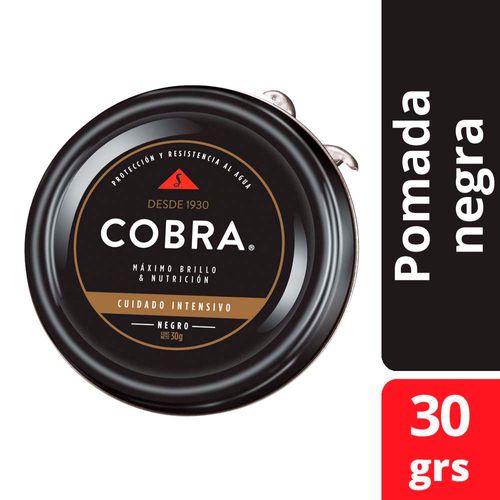 Cobra Pomada Para Calzado Negro 30g