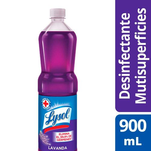 Lysol Desinfectante De Superficies Lavanda 900ml.