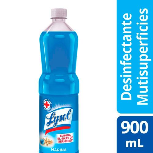 Lysol Desinfectante De Superficies Marina 900ml