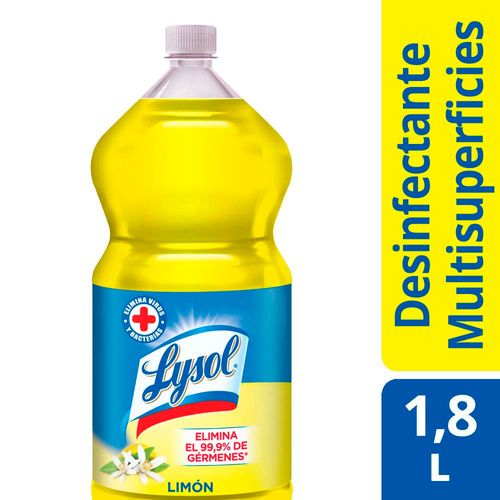 Desinfectante Lysol Multi-superficies Limón 1.8l