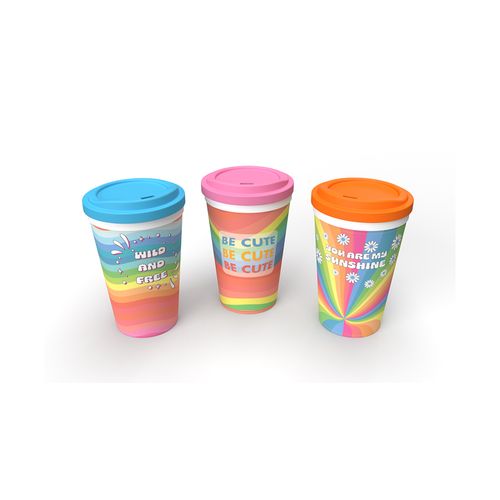 Vaso Plastico 16 Oz Contapa Multicolor X 1 U Zott