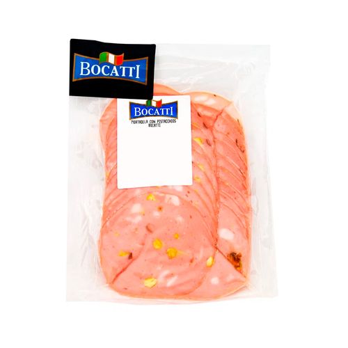 Mortadela Bocatti Con Pistacho  Pza 1 Kg