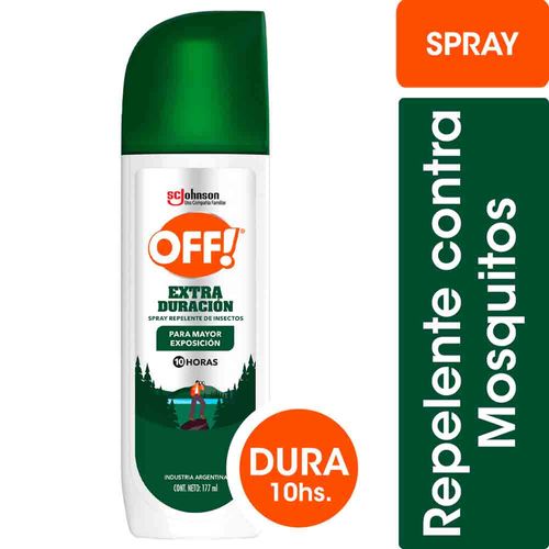 Repelente Insectos Off Extra Duracion  Spray 1