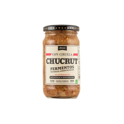 Chucrut Con Ciruela Fermentos Agroeco X310gr