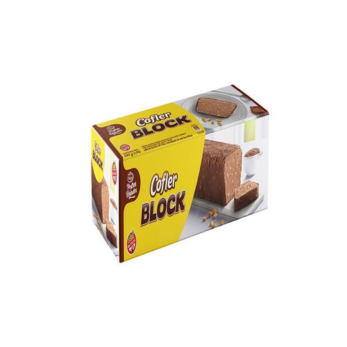 Postre Helado Cofler Block Chocolate 500 Gr