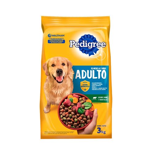 Alimento Para Perros Pedigree Adulto 3 Kg