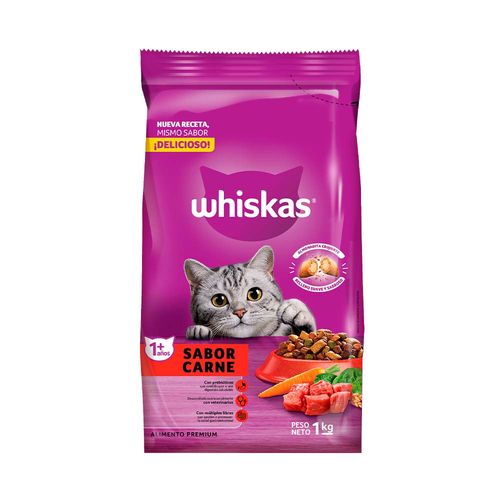 Alimento Whiskas Para Gatos Carne 1kg