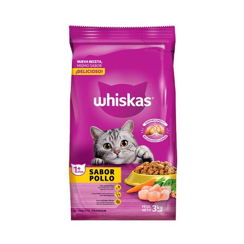 Alimento Whiskas Para Gatos Pollo 3kg