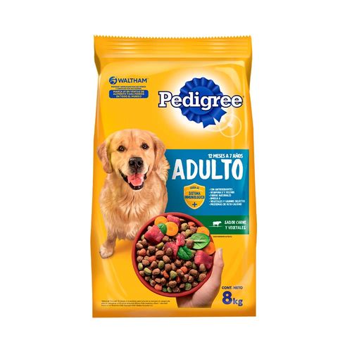 Pedigree Adulto Carne Y Vegetales 8 Kg