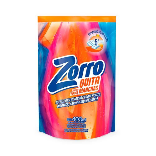 Quitamanchas Zorro Mayor Poder Dp 400ml