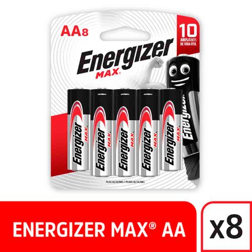 Pilas Alcalinas Energizer Aa 8 U