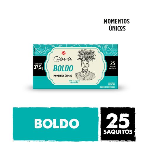 Té De Boldo Cusine And Co. 25 Saquitos - 37.5 Gr