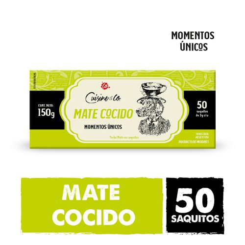 Yerba Mate Cuisine And Co 50 Saquitos - 150 Gr