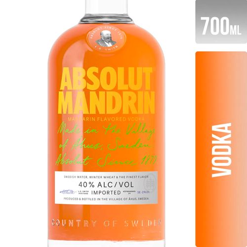 Vodka Absolut Mandarin 700 Ml
