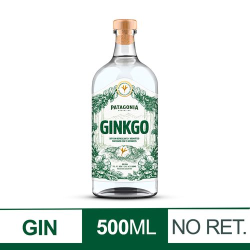 Gin Patagonia Ginkgo 500 Ml