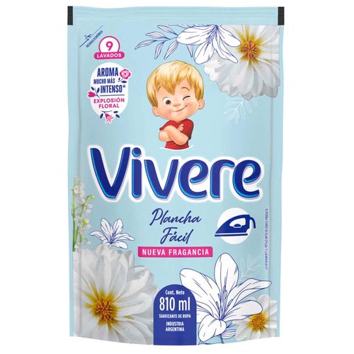 Suavizante Vivere Plancha Facil Dp 810ml