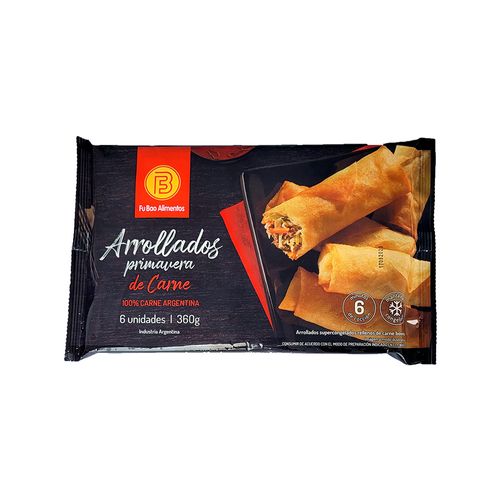 Arrollado Primara Fu Bao Carne 360 Gr