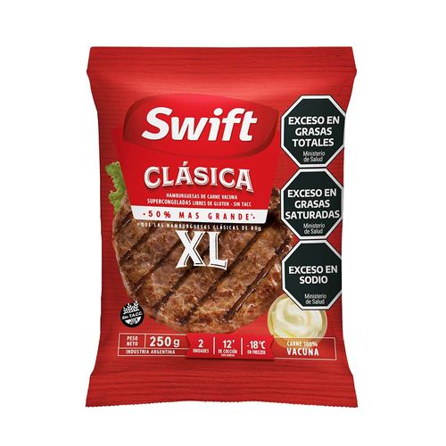 Hamburguesa Swift Clasica Xl  2 U - 250 Gr