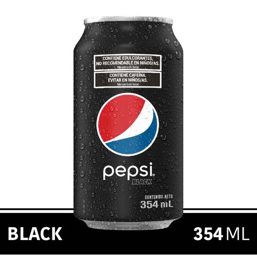 Gaseosa Pepsi Black 354cc
