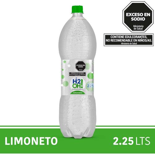 Gaseosa H2oh Limoneto 2,25 L