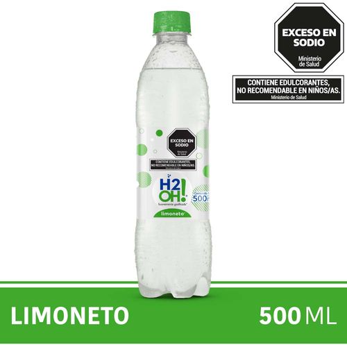 Gaseosa H2oh Limoneto Botella 500mlx1