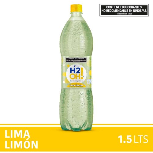 Gaseosa H2oh Lima Limon Botella 1,5ltx1