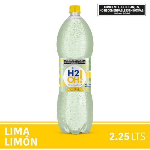 Gaseosa H2oh Lima Limon Botella 2,25ltx1