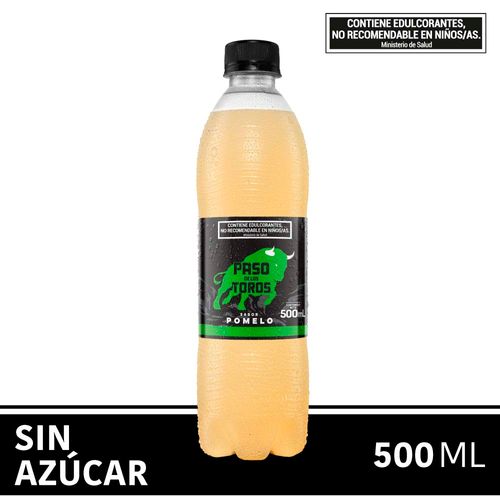 Gaseosa Paso De Los Toros Pomelo Sin Azúcar Botella 500 Ml