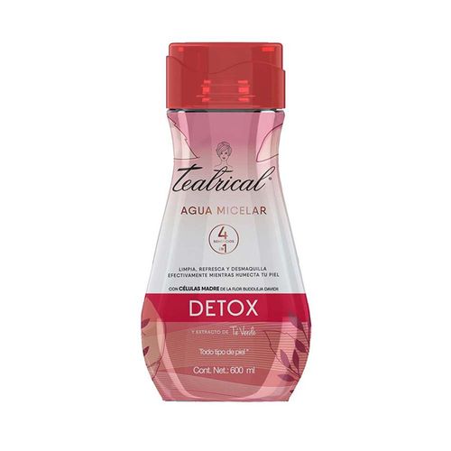 Teatrical Agua Micelar Detox 600 Ml