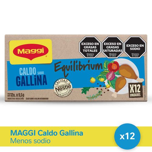 Caldo Maggi® Sabor Gallina Menossodio 1x114gr