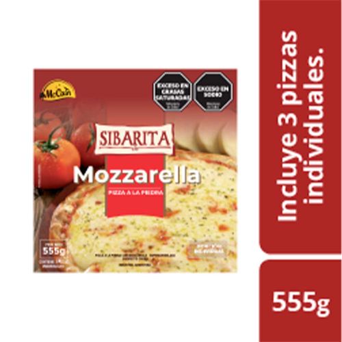 Pizza Sibarita Mozzarella 555 Gr