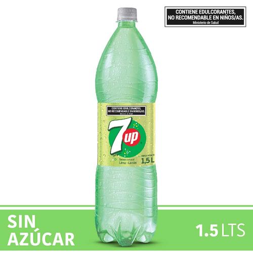 Gaseosas 7up Sin Azúcar Lima Limón 1.5 L