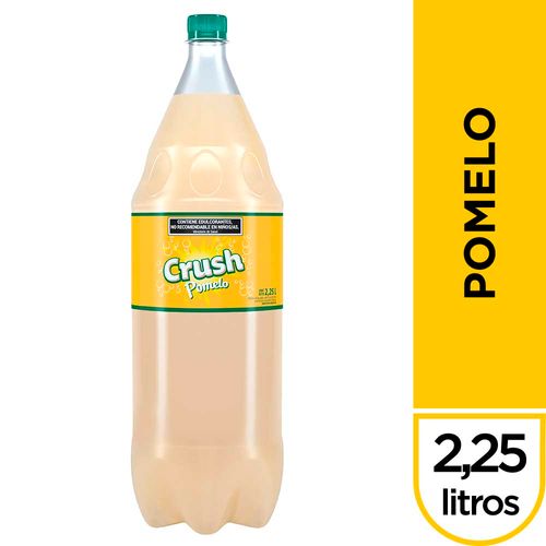 Gaseosa Crush Sin Azúcar Pomelo Amarillo Botella 2.25 L
