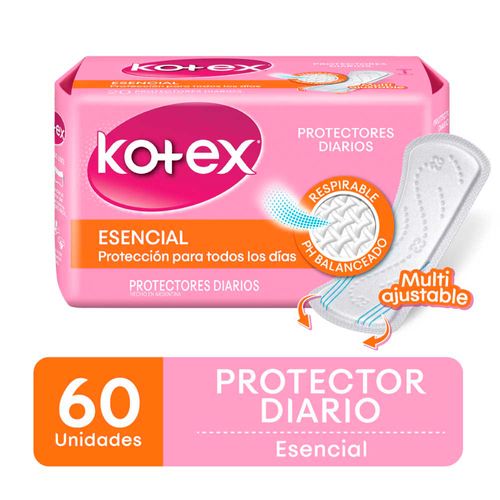 Protector Dia Kotex Escenc X60