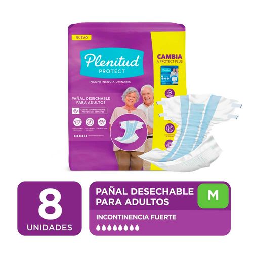 Pañal Adultos Plenitud Protect M X8