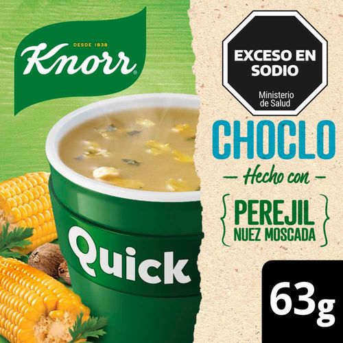 Sopa Quick Choclo Perejil Knorr 63 Gr