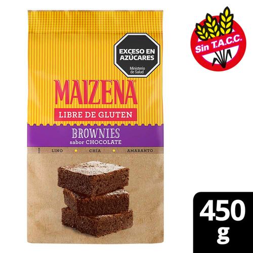 Bizcochuelo Maizena Brownie Sin Tacc X500g