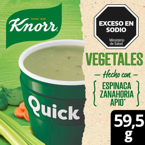 Sopa Quick Vegetales Knorr 59,5 Gr