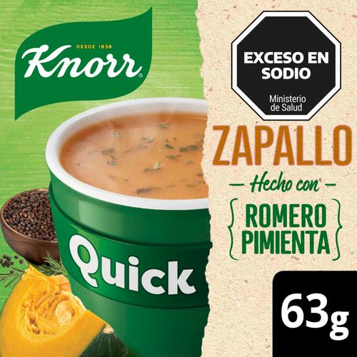 Sopa Quick Zapallo Knorr 63 Gr