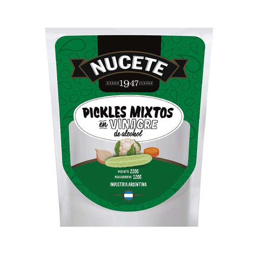 Pickles Nucete En Vinagre Mixto X120g
