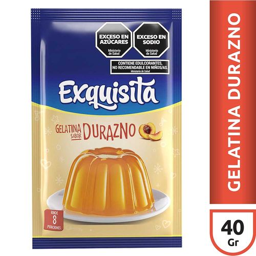 Gelatina Exquisita Durazno 40g