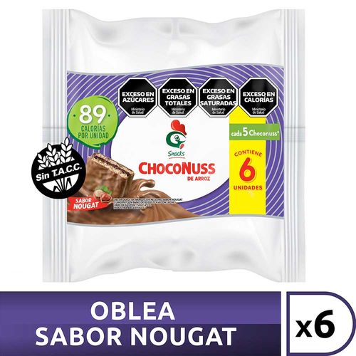 Gallo Snacks Choconuss 6x20gr