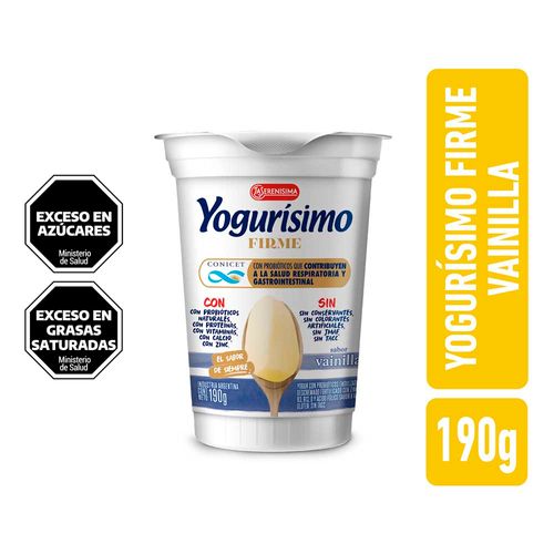 Yogur Firme Conicet Vainilla Yogurisimo 190gr