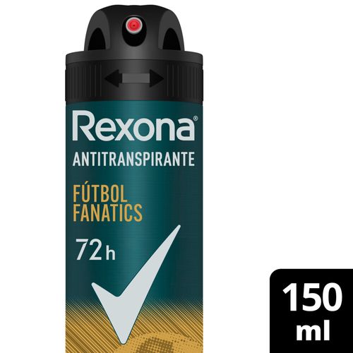 Desodorante Masculino Rexona Futbol Fanatics 72h 150ml