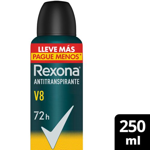 Desodorante Masculino Rexona V8 72h 250ml