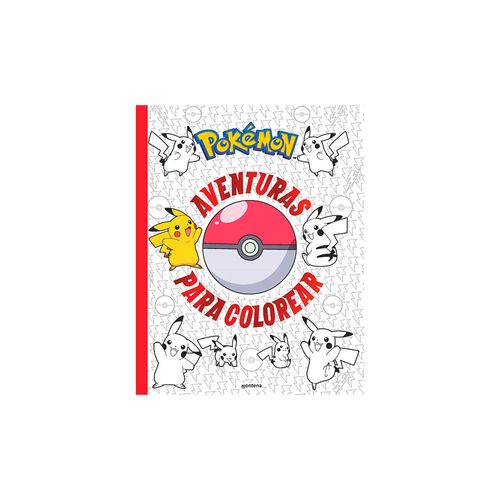 Libro Pokemon, Aventuras P/colorear  - Prh
